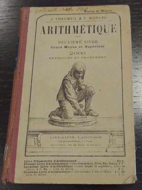 Chaumeil J. – Moreau G. Deuxieme Livre D’arithmetique