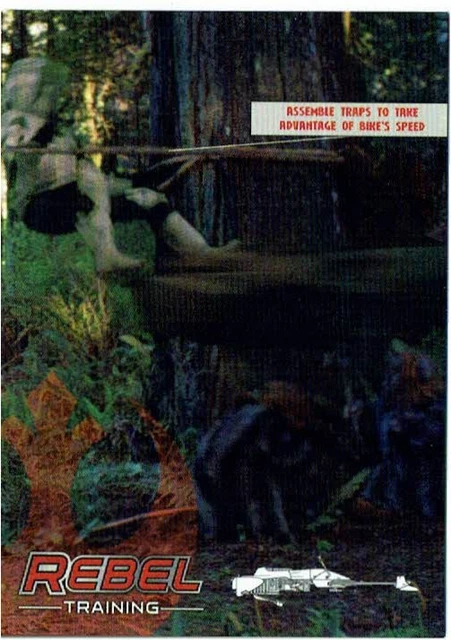 Star Wars Chrome Perspectives 2014 Topps Rebel Training #7 Speeder Bike UK Ed.