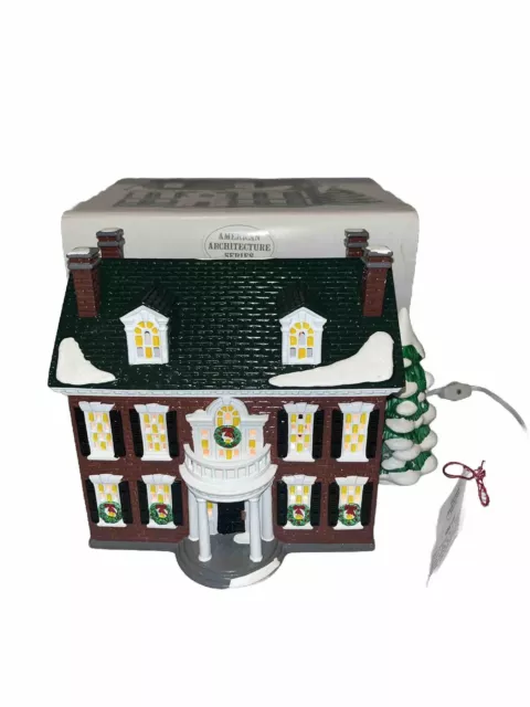 Department 56 original Snow Village "Federal House" #54658