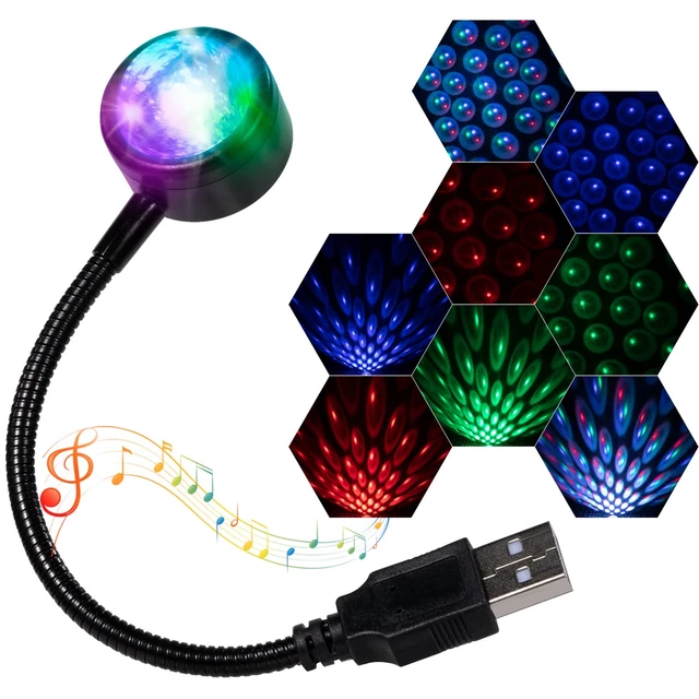 Lampade per auto retrò, luci d'atmosfera a LED USB per interni auto, con interfaccia USB Lampade per auto retrò, luci d'atmosfera a LED USB per interni auto, con interfaccia USB