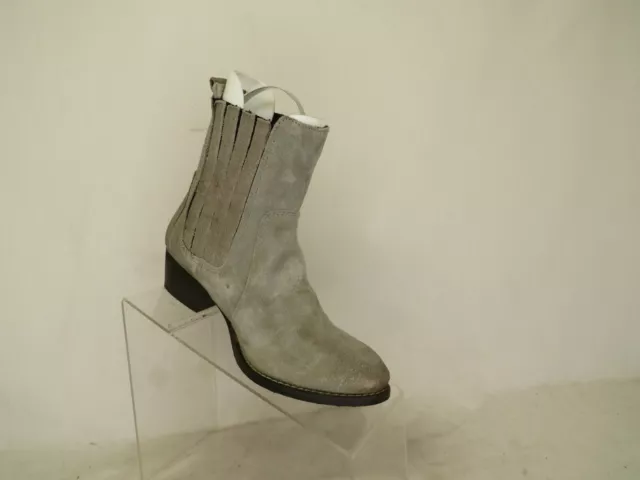 Splendid Gray Suede Chelsea Ankle Fashion Boots Bootie Size 6 M 2