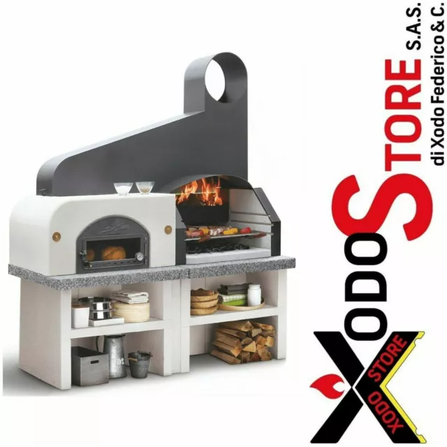 Barbecue La Bois Charbon de Palazzetti Maxime 2 Avec Four - Envoyer Mail X
