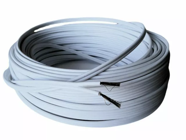 12 Gauge White Speaker Wire Home Marine Boat Car Audio Stereo Cable 15 Feet