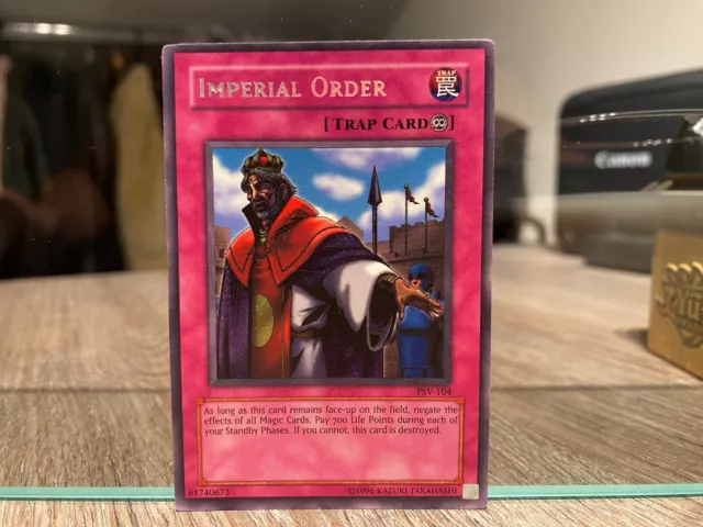 Imperial Order / PSV-104 / Secret Rare / Yugioh / Unlimited