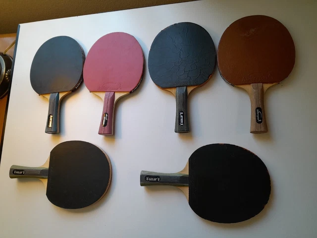 Killer Spin Ping Pong Paddle Lot. Blades Ready For Refurbish.