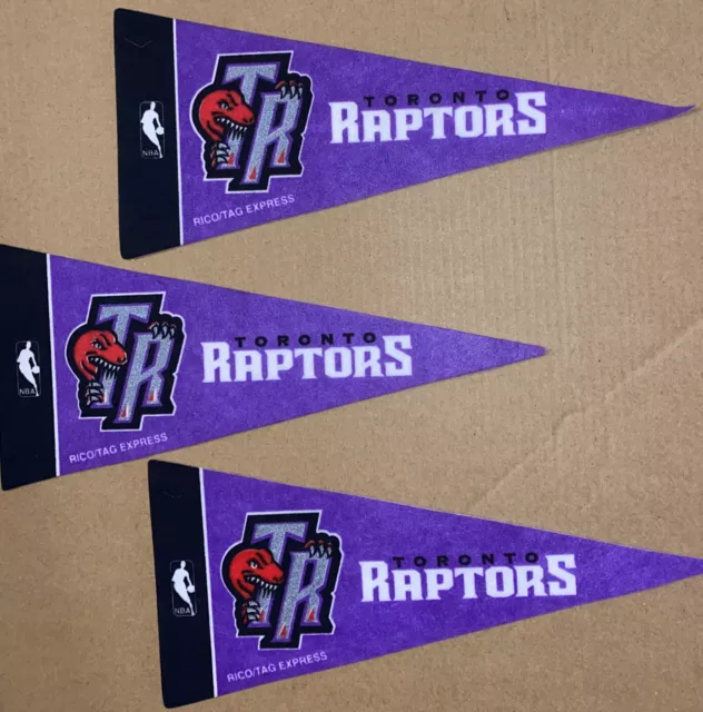 Toronto Raptors Retro Mini Pennants (Pack of 3)