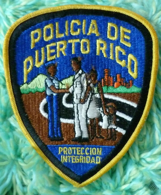 POLICIA DE PUERTO Rico Patch Puerto Rico Police Patch 124 mm x 100 mm ...
