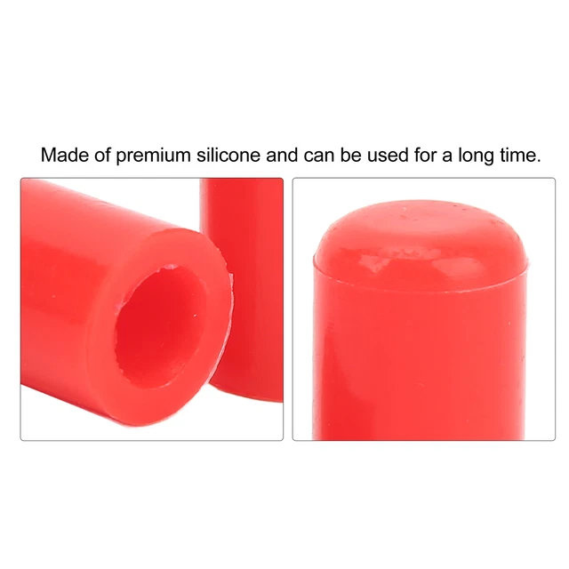 Copertura di copertura tubo di aspirazione auto 10 pz tappo bung silicone 8 mm interno