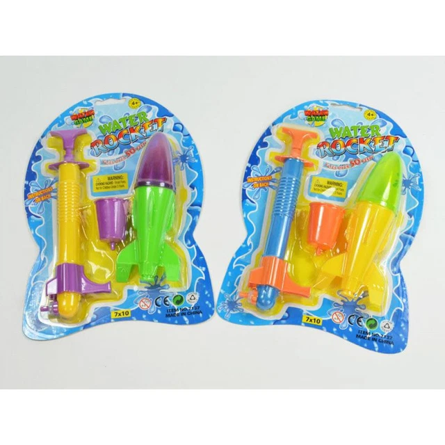 Wasser Rakete Spielzeugrakete Spiel Raketenspiel Wasserpistole Badespaß Geschenk