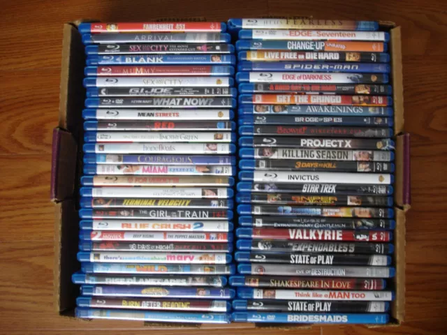 Blu-ray Movie Selection - $4.99 flat shipping no matter how many DVDs you buy