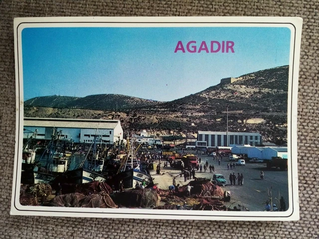Cpsm Cpm Maroc Agadir Le Port