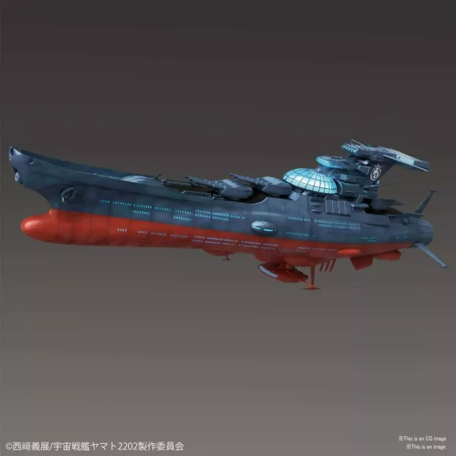 SPACE BATTLESHIP YAMATO 2205 Earth Defense Force Ship Asuka 1/1000 Pre ...