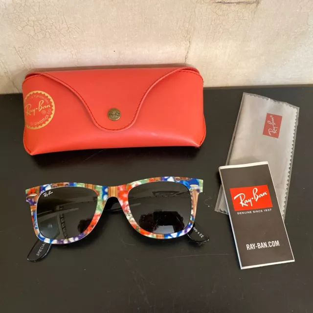 Ray-Ban Sunglasses Wayfarer Rare Prints Special Series 11 Flowers RB 2140 1137