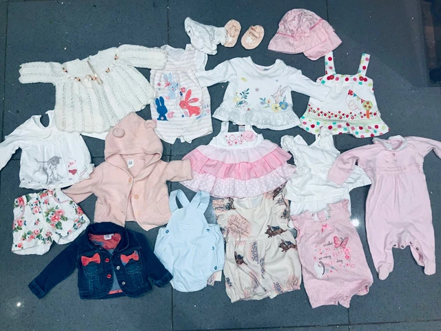 Baby Girls 0-3 Bundle Ted Baker, GAP, George, Spanish, Bambi etc