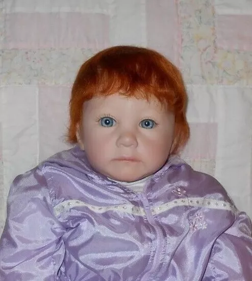 Kemper Cassidy MOHAIR Doll Wig SZ 14/15 CARROT RED Baby/Toddler Partial Cap NWT