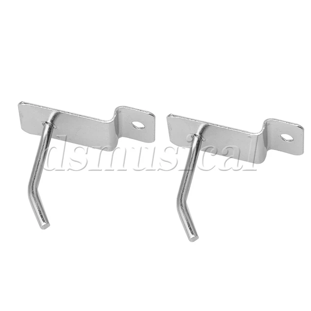 5x25 Pieces 5cm Slatwall Single Hook Pin Display Tool Fitting Prong Hanger