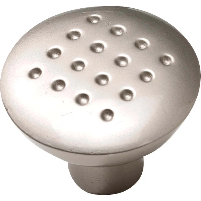 Laurey Geo 1.3 In. Dia. Flat Pewter Cabinet Knob 59040 Pack of 25 Laurey 59040