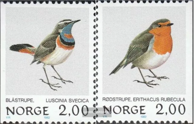 Norwegen 860-861 (kompl.Ausg.) postfrisch 1982 Freimarken