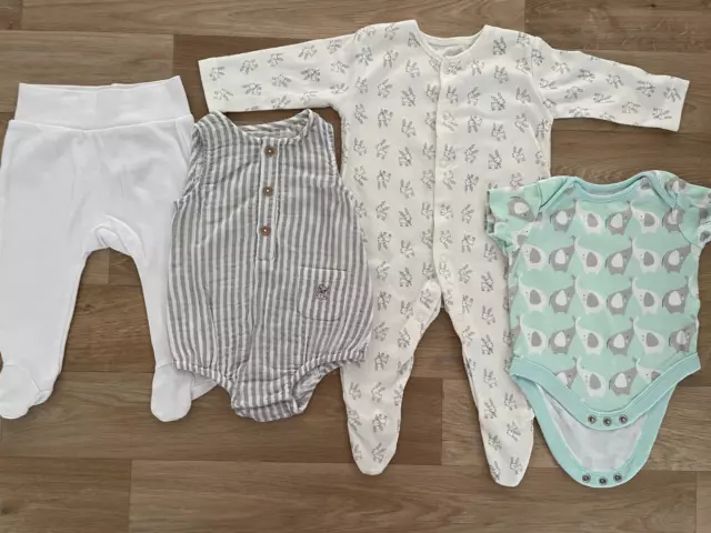 Baby Girl Boy Unisex 0-3 months Bundle Babygrow Bodysuit Romper Trousers