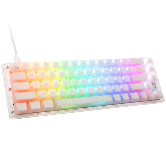 Tastiera Gaming Ducky One 3 Aura White - RGB LED, Switch Gateron Baby Kangaroo (US Layout)