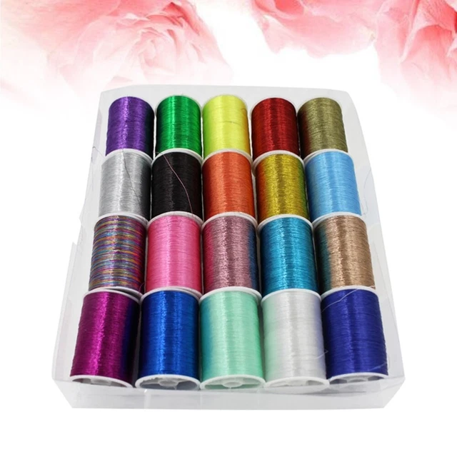 Hilo de bordado metálico hilo metálico para coser hilo metálico
