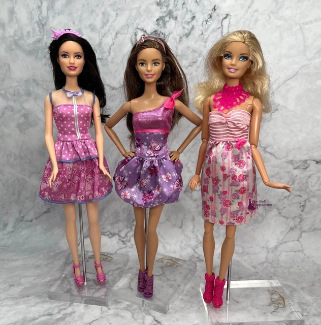 Poupée Barbie Style Glam 100+ Raquelle 2014, NRFB, Faux Cils Et Veste Léopard