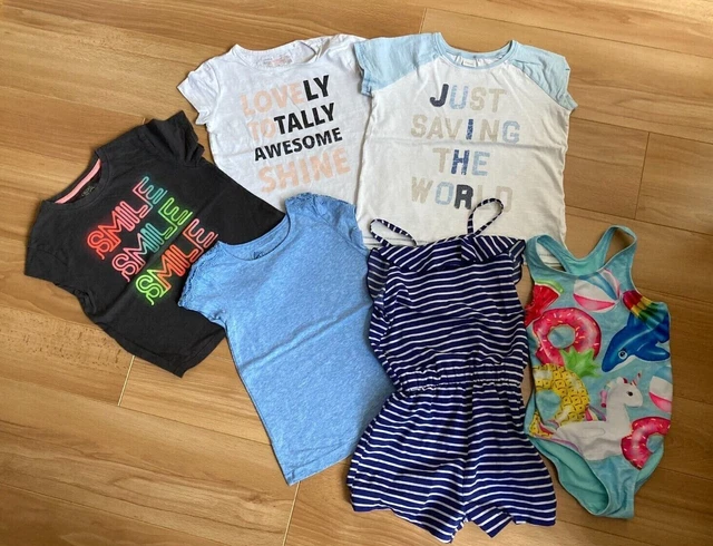 Girls next TU summer short t shirt costume bundle x7 age 5/6 years