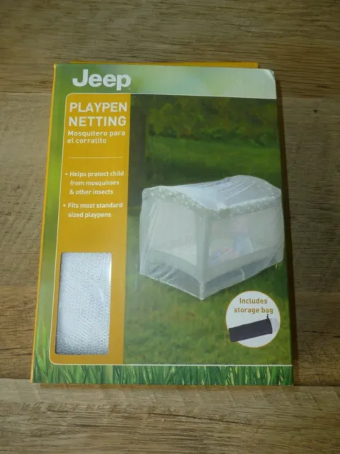 Playpen Netting-Fits most standard sized playpens! Protect Baby from INSECTS FS