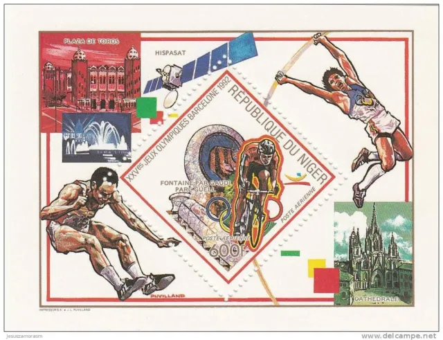 Republica Niger - Juegos Olimpicos - Olympic Games Barcelona 92 - Yvert Hb55 Mnh