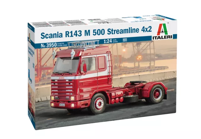 ITALERI Scania 143M 500 Streamline 4x2 Modellbausatz 1:24