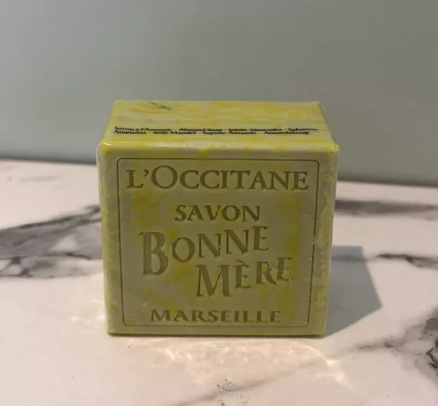 LOCCITANE Savon Bonne Mere marseille soap 100 grams brand new no box