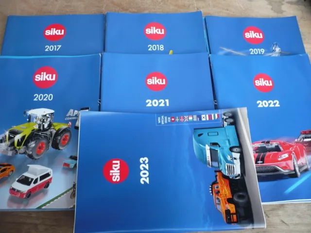 Je 2x Siku HÄNDLER KATALOG DIN A4  2017-2023 NEU--