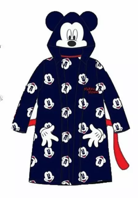 Accappatoio Blu Scuro Di Mickey Mouse Disney (24603)