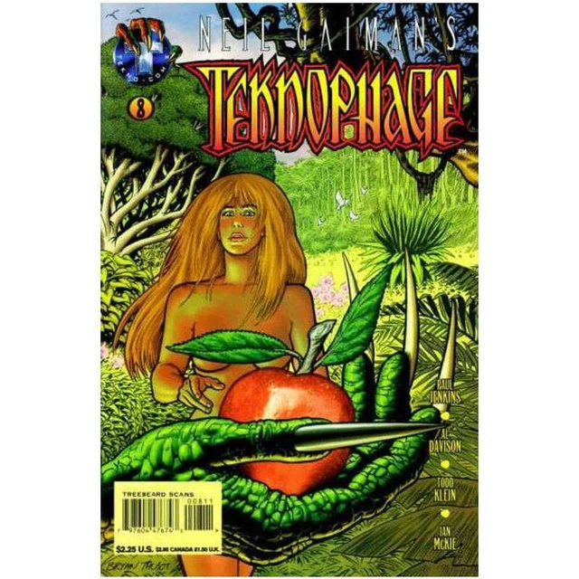 Neil Gaiman's Teknophage #8 in Near Mint minus condition. Tekno comics [s;