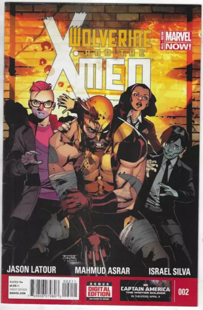 Wolverine And The X-Men Comic 2 Cover A Mahmud Asrar First Print 2014 Latour