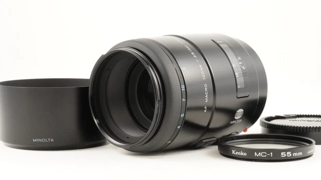 MINOLTA AF 100MM f/2.8 MACRO Telephoto A Mount Lens From JAPAN