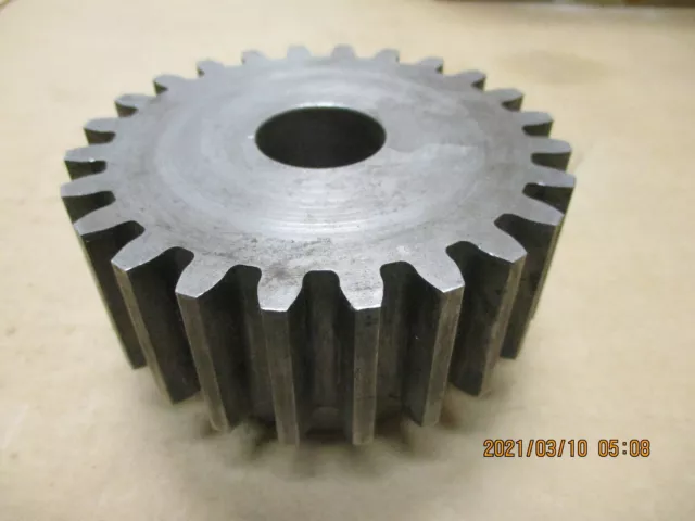 New Other S624 (Nj24B) Spur Gear 1-1/8" Plain Bore, 6" Pitch, 4" Pitch Dia. 24T.