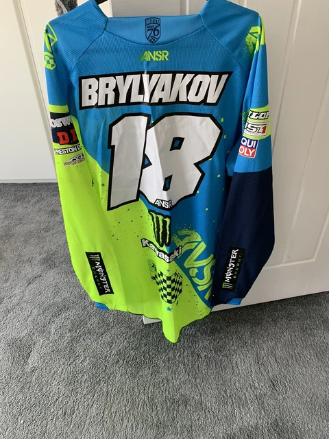 Maglia motocross Mx2 Brylyakov dixon kawasaki taglia media