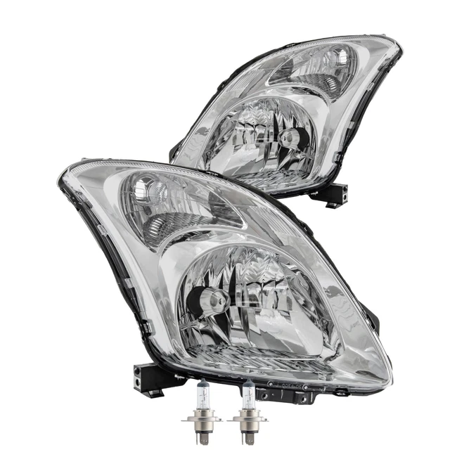 Phares Avant Gauche + Droite Pour Toyota Yaris XP10 (03/2003-11/2005) - Halogène H4 - TYC
