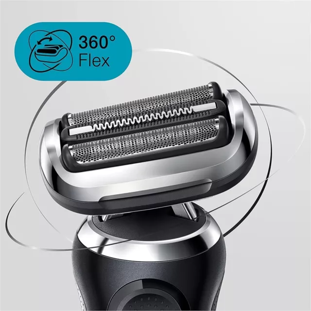 Braun Series 7 Shaver 70-S7200cc Tondeuse de précision Base 360 Foil Razor... 3