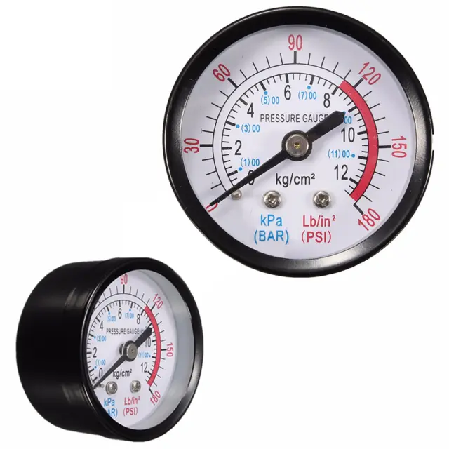 50mm 1/4 BSP Gewinde 0-180 PSI Luft Druck Manometer Für Luft Kompressor