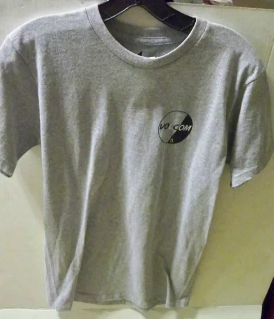 VOLCOM STONE MEN'S guys GRAY  CIRLE LOGO tee T-SHIRT  NEW $28