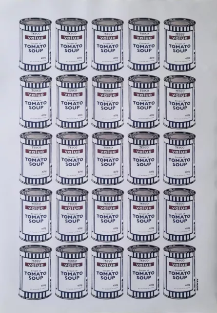 Banksy - Tomato Soup Can - Tesco Value Print - POW