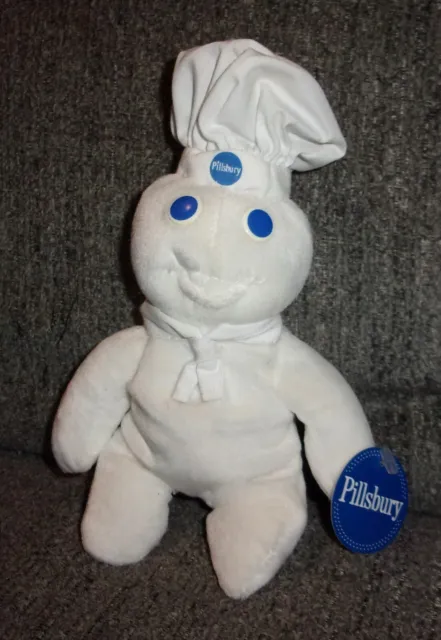 (c) 1997 The Pillsbury Doughboy Plush Doll Beanie Baby Vintage DOUGHBOY BEANBAG