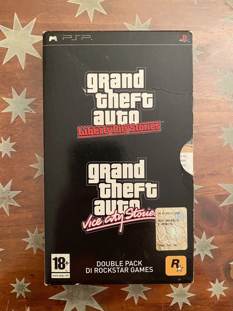 GTA Grand Theft Auto Liberty e Vice City Stories Double Pack PSP