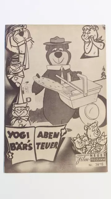 NFP- Neues Film-Programm Nr. 3815 - Yogi Bär`s Abenteuer Yogi Bear 1964 - #FP10