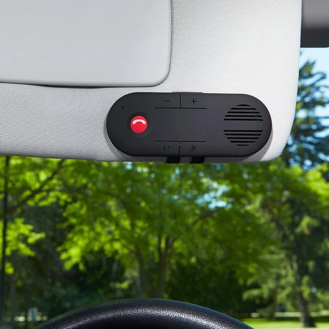 Car Visor Lithium Ion Battery Privacy Mode Handsfree Subtly Clips Speakerphone