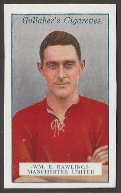 Gallaher-Footballers 1928 (Red Back)-#063- Manchester United - Rawlings