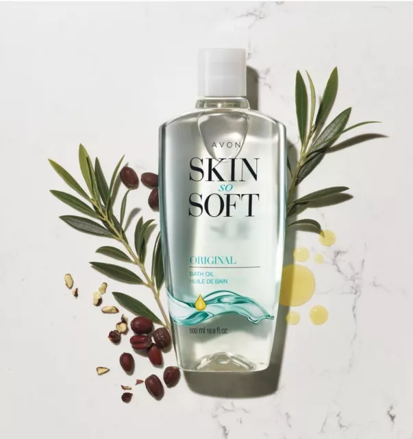 Avon Skin so Soft 16.9oz Original Bath Oil Bottle New & Sealed