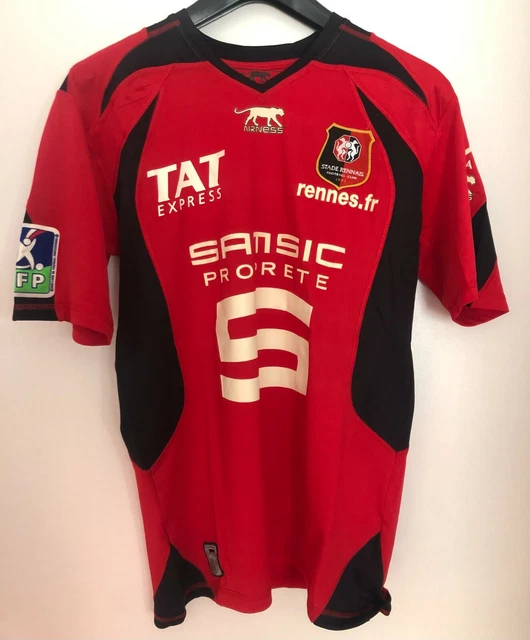 Maillot De Football Vintage Rennes AWAY 2006-2007 – Matchworn – N°5 FATY – Collection